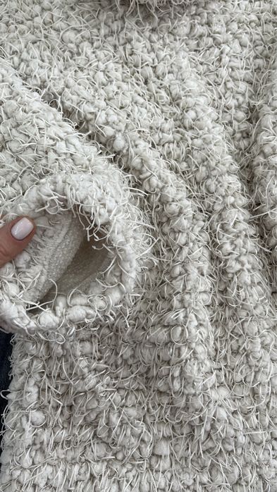 Пухена блуза тип пончо