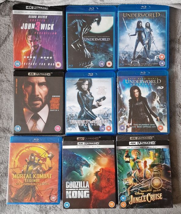 Blu Ray , 4к и DVD Филми