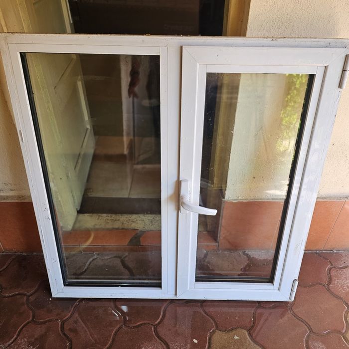 2 ferestre aluminiu cu geam termopan