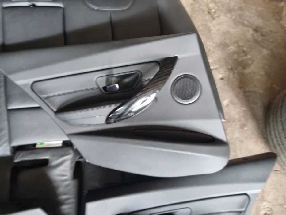 Interior piele neagra cu încălzire bmw f30