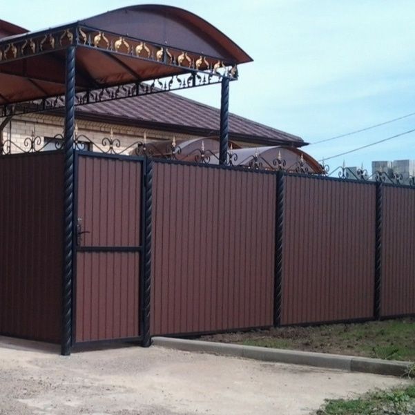 Продам ворота с забором