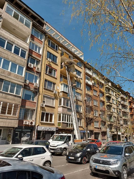 Строителен асансьор под наем/Авто вишка/Мебелен лифт/Хаспел/Стълба