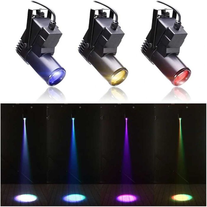 U`King 30 W LED Pinspot Spot Lights RGBW Spotlight Headlight DMX512