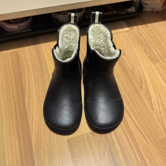 Резиновые утеплённые сапожки 25,5 р.