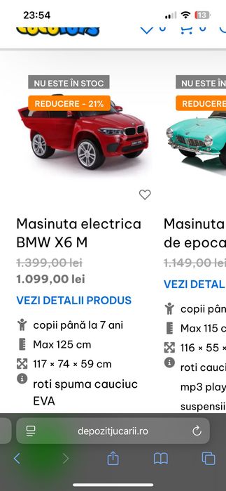 Mașinuța electrică copii