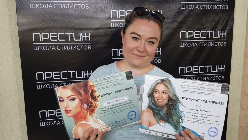 Обучение дневным, вечерним и свадебным прическам в Ташкенте. Курсы
