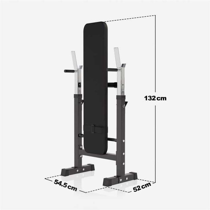 Set banca reglabila + greutati ciment 70kg