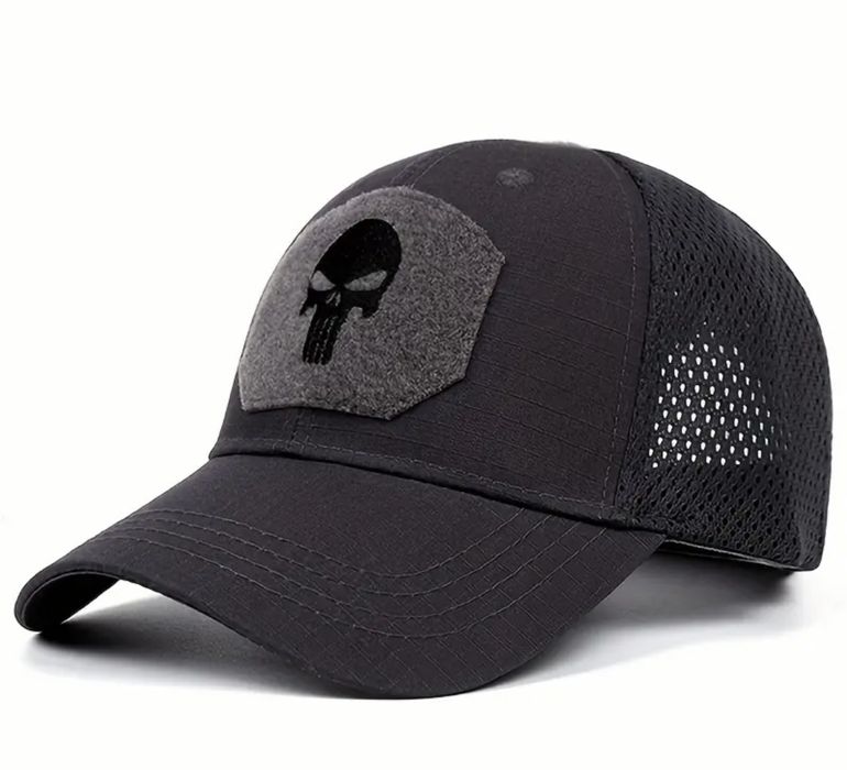 Тактическа шапка с мрежа Punisher skull Tactical Multicam лов стрелба