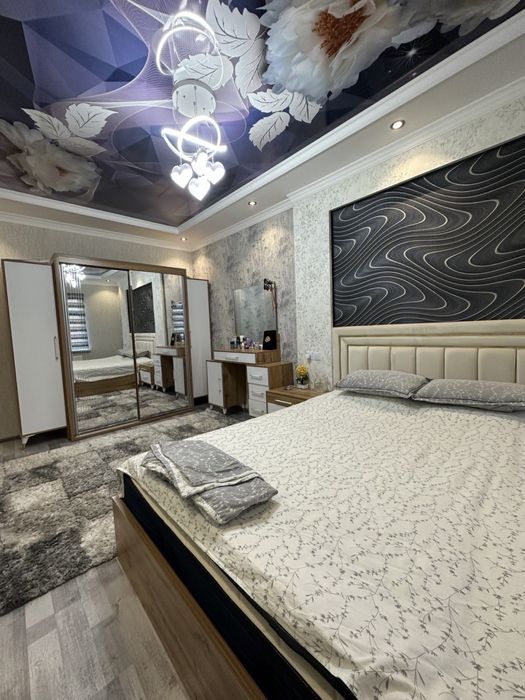 Chirchiqda 3xonali dom evro remont ichida narsalari bilan