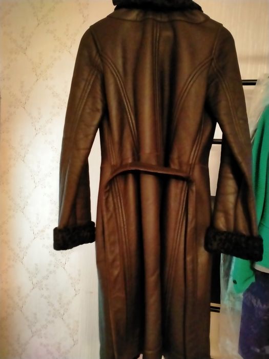 Дублёнка женская длиная