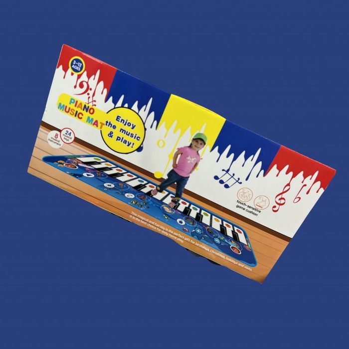Килимче за игра Пиано Музикален детски килим Пиано за под