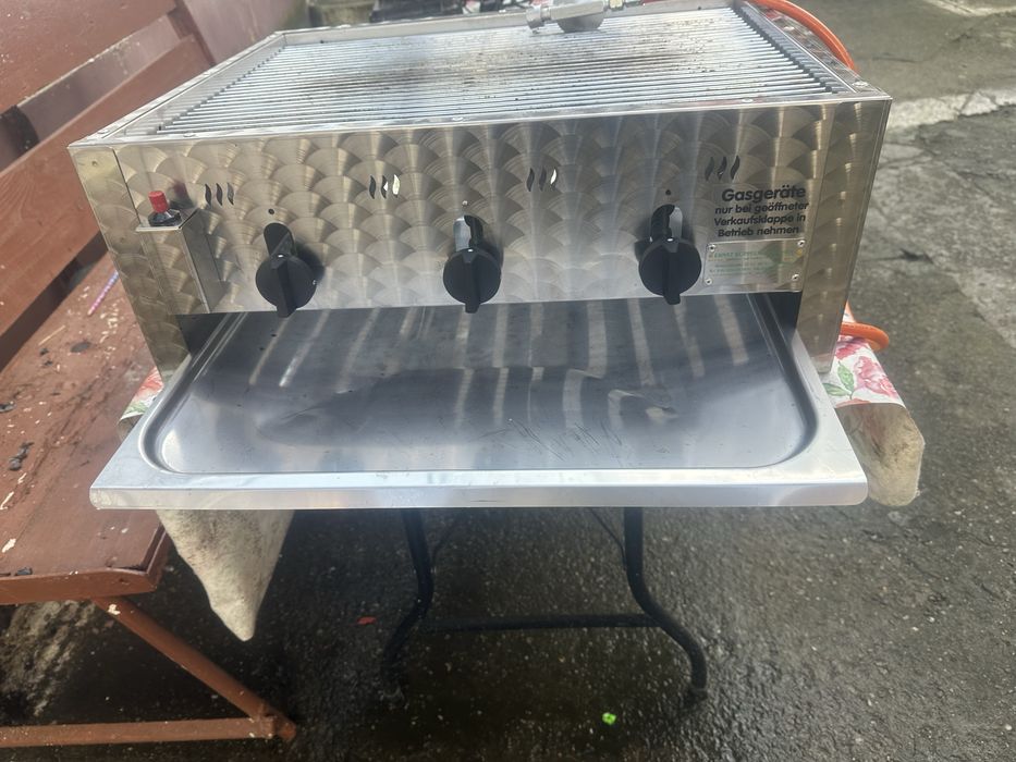 Gratar din inox gosgerate pe gaz butan