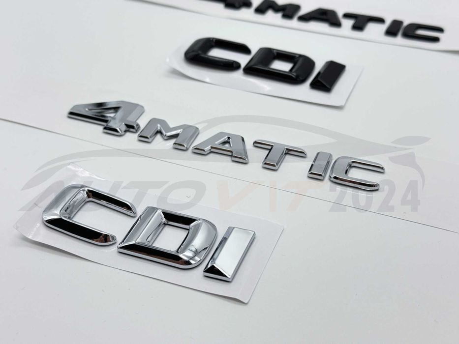 Емблема за багажник надпис Mercedes 4matic cdi цди 4матик
