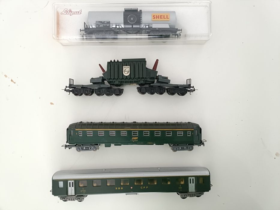 Macheta vagoane călătorii Cisternă trenuleț electric