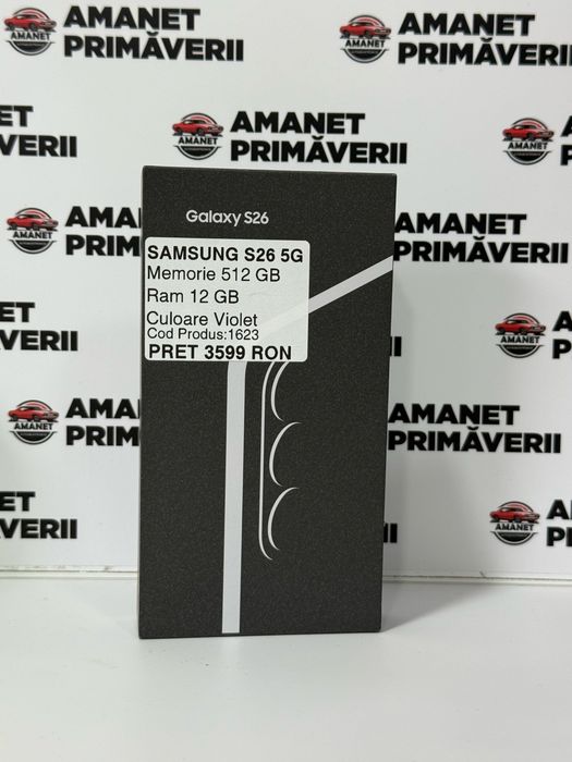 Samsung S26 512 GB Cobalt Violet 12 GB Ram NOU