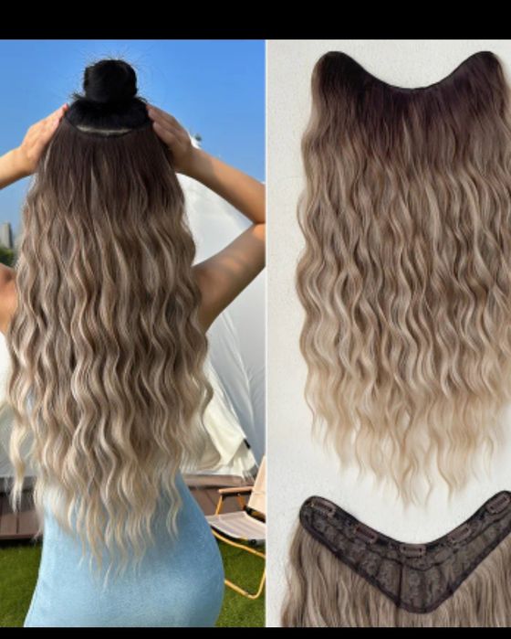 Шиньоны,хвосты,волосы на заколках.Парики недорого.