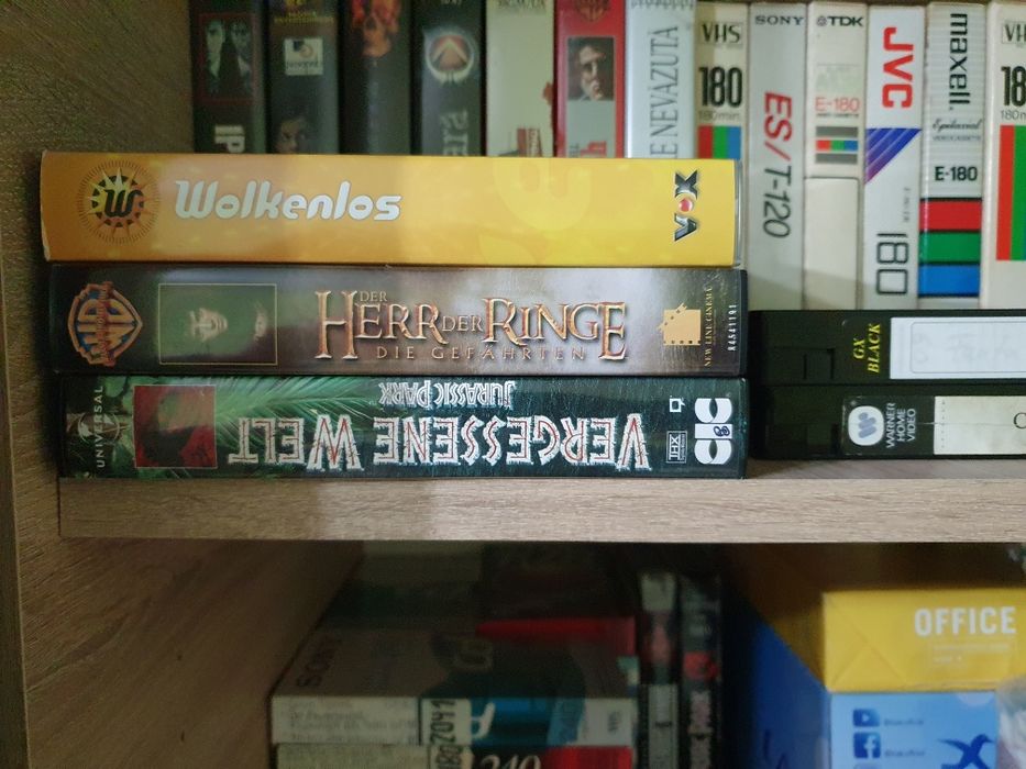 Lot casete video vhs