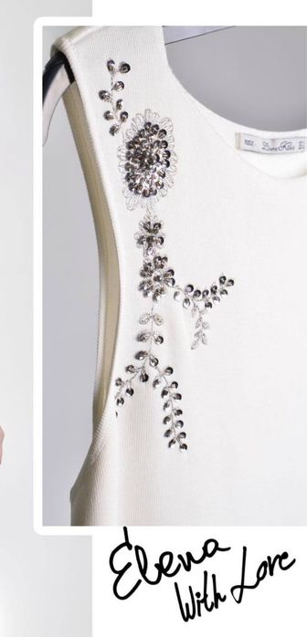 Белое платье Zara
