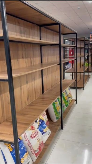 Стеллажи двухсторонние