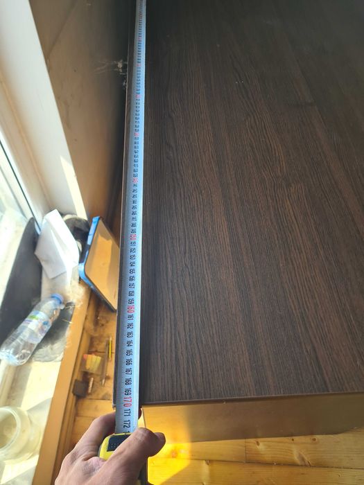 Кафяво ъглово бюро