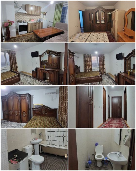 6-микраён, 2 хона, 70 кв. жихозлари билан