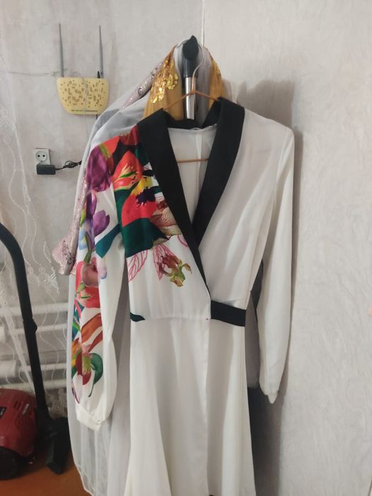 летнее платье с узором