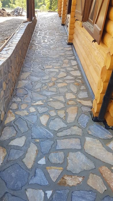 Piatra decorativa, piatra naturala de munte, pavaj piatra naturala