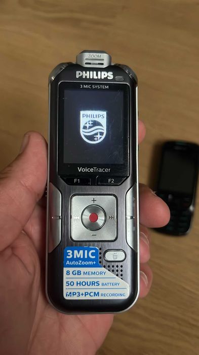 Reportofon Philips 3 microfoane