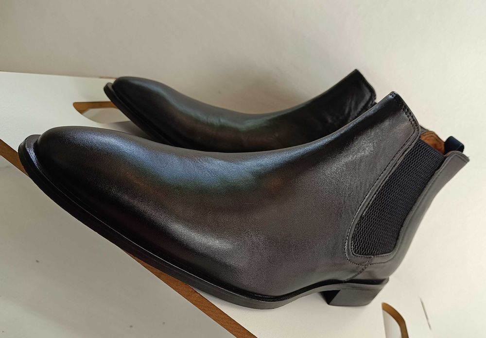 Ghete chelsea 45 45.5 lucrate manual Minelli Paris piele naturala