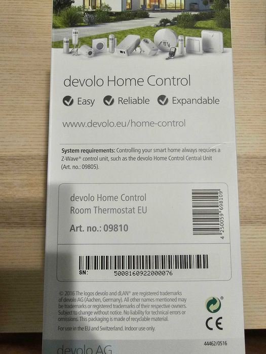 Devolo Room Thermostat 09810 неотварян