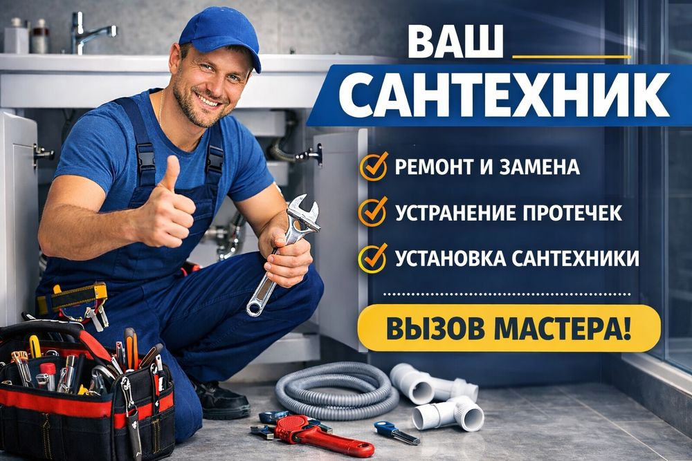 Сантехник, надёжный качественный,на выезд город Ташкент, доступные цен