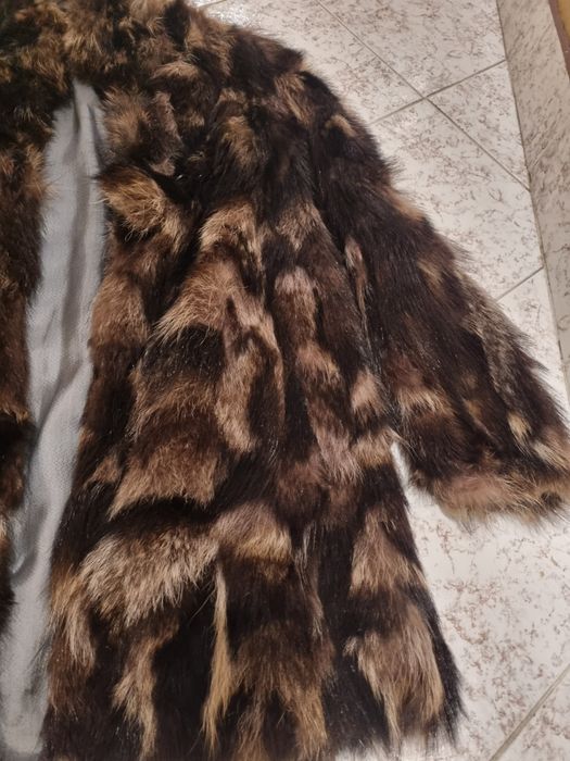 Дамско палто от миеща мечка (Енот)