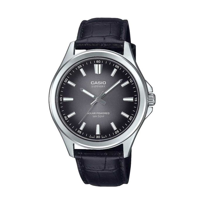 Нов мъжки часовник Casio Solar Sapphire MTS-RS100L-1AVDF