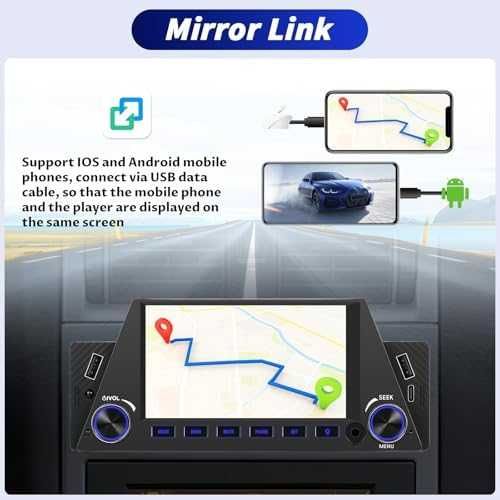 Нова 1DIN мултимедия – CarPlay, FM, USB, управление от волана, камера