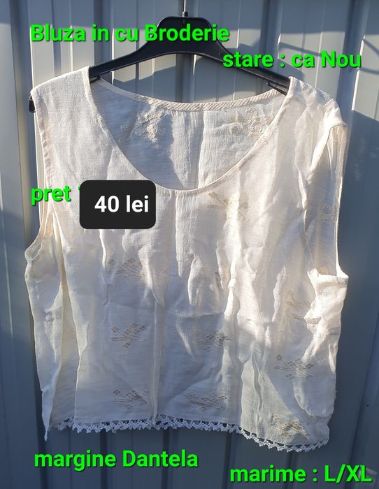 Bluze in cu broderie L/XL