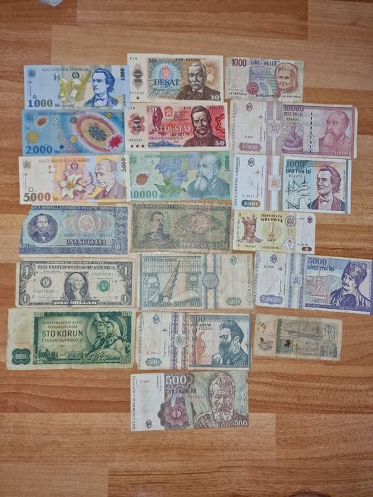 De vânzare bancnote vechi