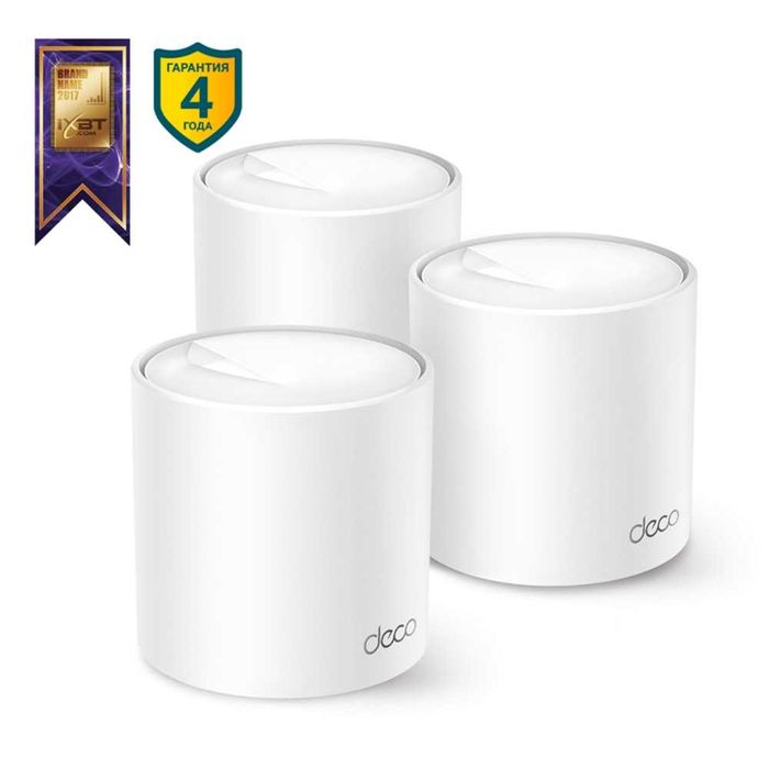 Wi-Fi роутер TP-Link	Deco X50(3-pack) AX3000
