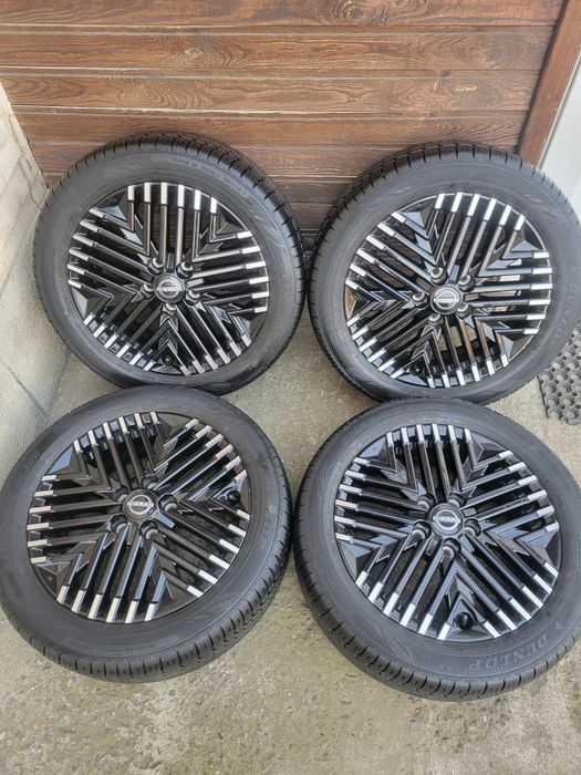 Set jante R17 Nissan Leaf+anvelope vara Dunlop 215 50 17  ca noi