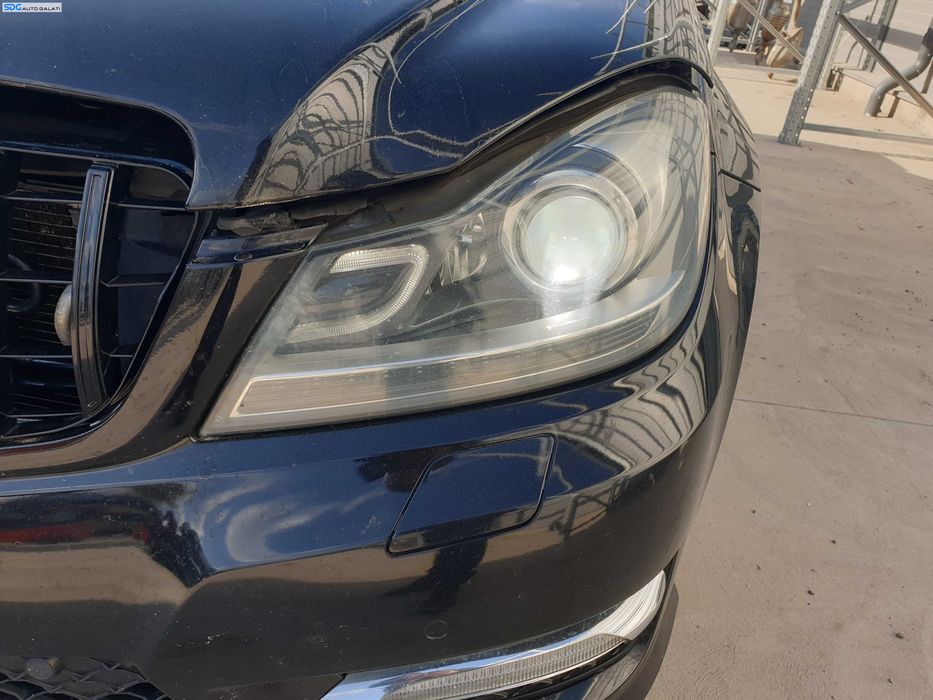 Far Stanga Xenon cu Lupa Mercedes Clasa C Class W204 Sedan Berlina FL Facelift 2011 - 2014 [Q0071]