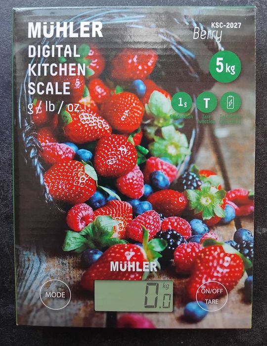 Кухненска везна Muhler - KSC-2027, 5 kg, Berry