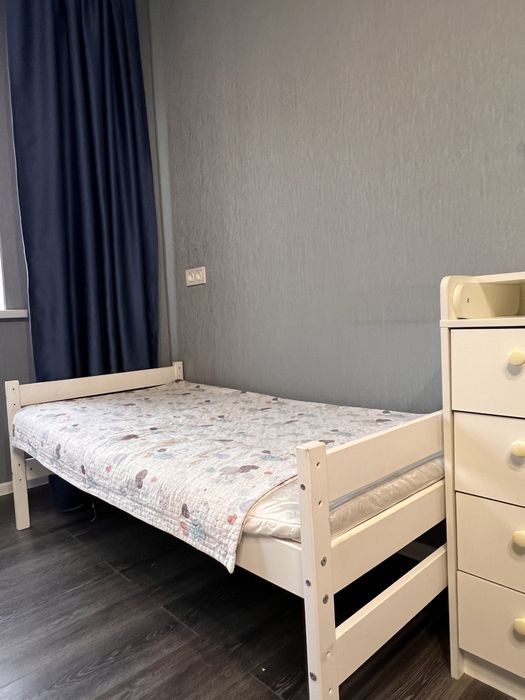 Кровать детская 160/80 белая сосна