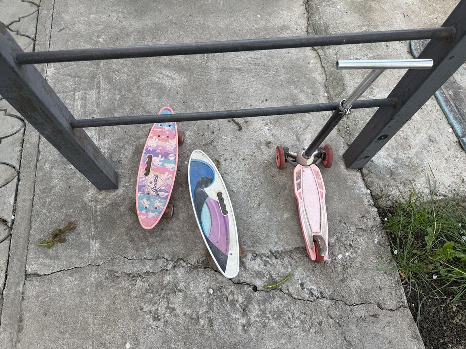 Продам 2 Скейта и 1 самокат