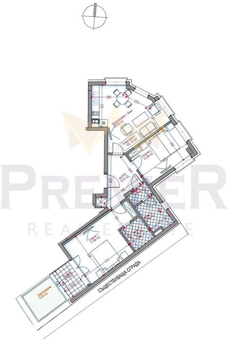 3-стаен в София-Оборище