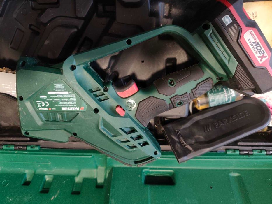 Верижен трион с батерия за клони parkside x20v Paghs 20 Li A1