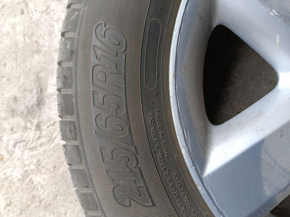 Комплект летних шин с дисками, R16, 215/65.