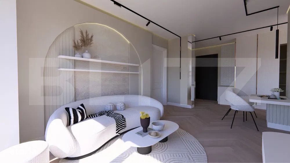 Apartament 2 camere, 55 mp, zona Tudor - Skyline Residence — fotografia 1