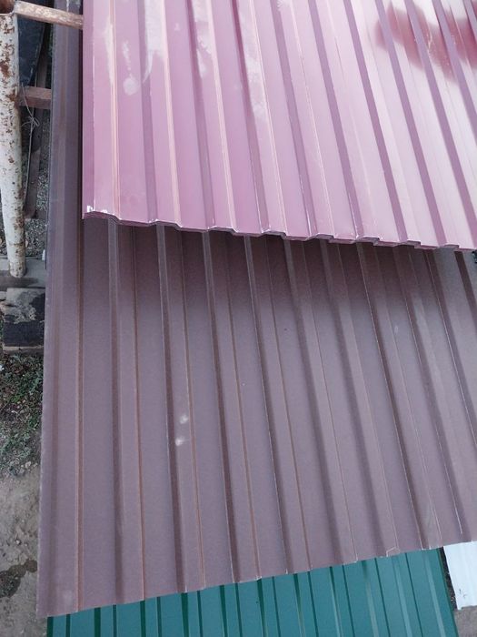 Профлист забор крыша