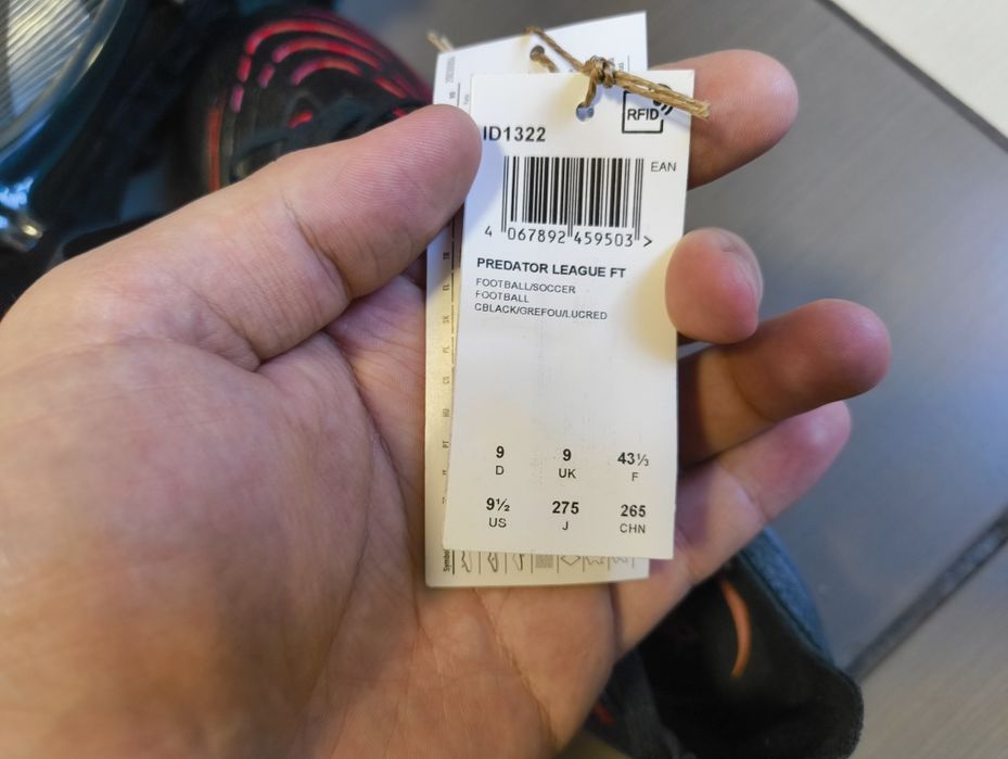 Ghete fotbal adidas predator 43⅓
