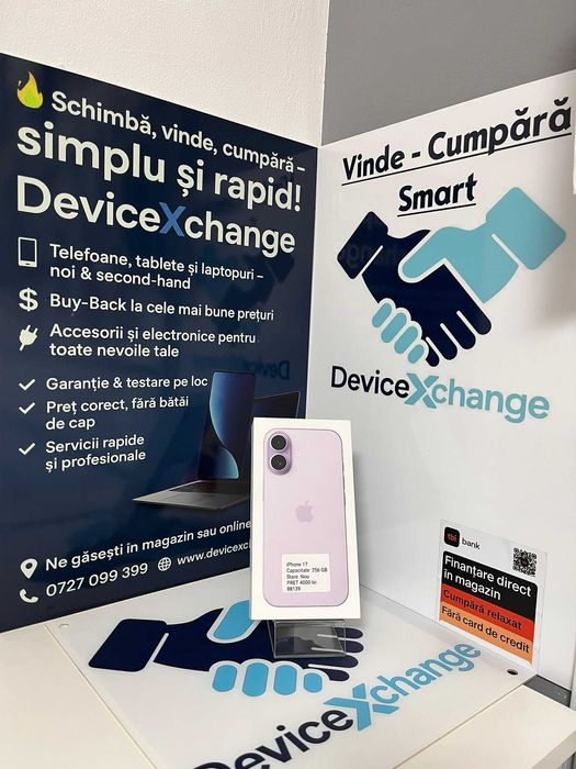 iPhone 17 256 GB Lavender Nou * Garantie *Buy Back * deviceXchange