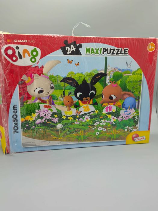 Детски макси пъзел Bing „Наблюдаваме природата“,24 части,70x50 см (3+)